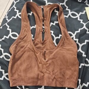 Aerie Superchill Seamless Ring Bra Top